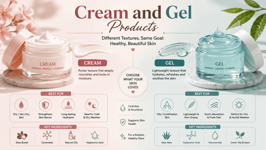 Cream and Gel Products