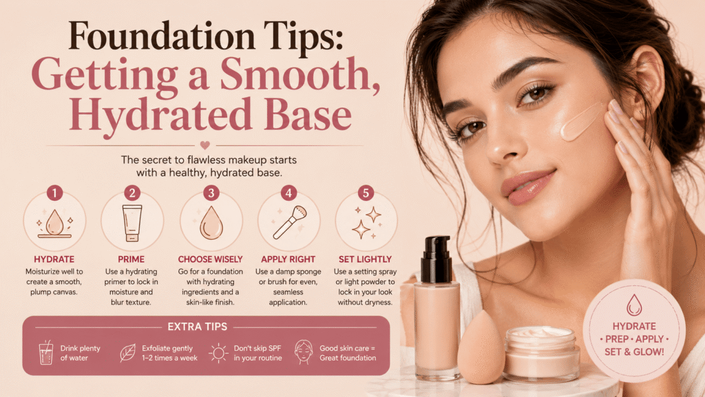 Foundation Tips: Getting a Smooth, Hydrated Base