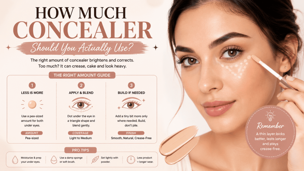 How Much Concealer Should You Actually Use?