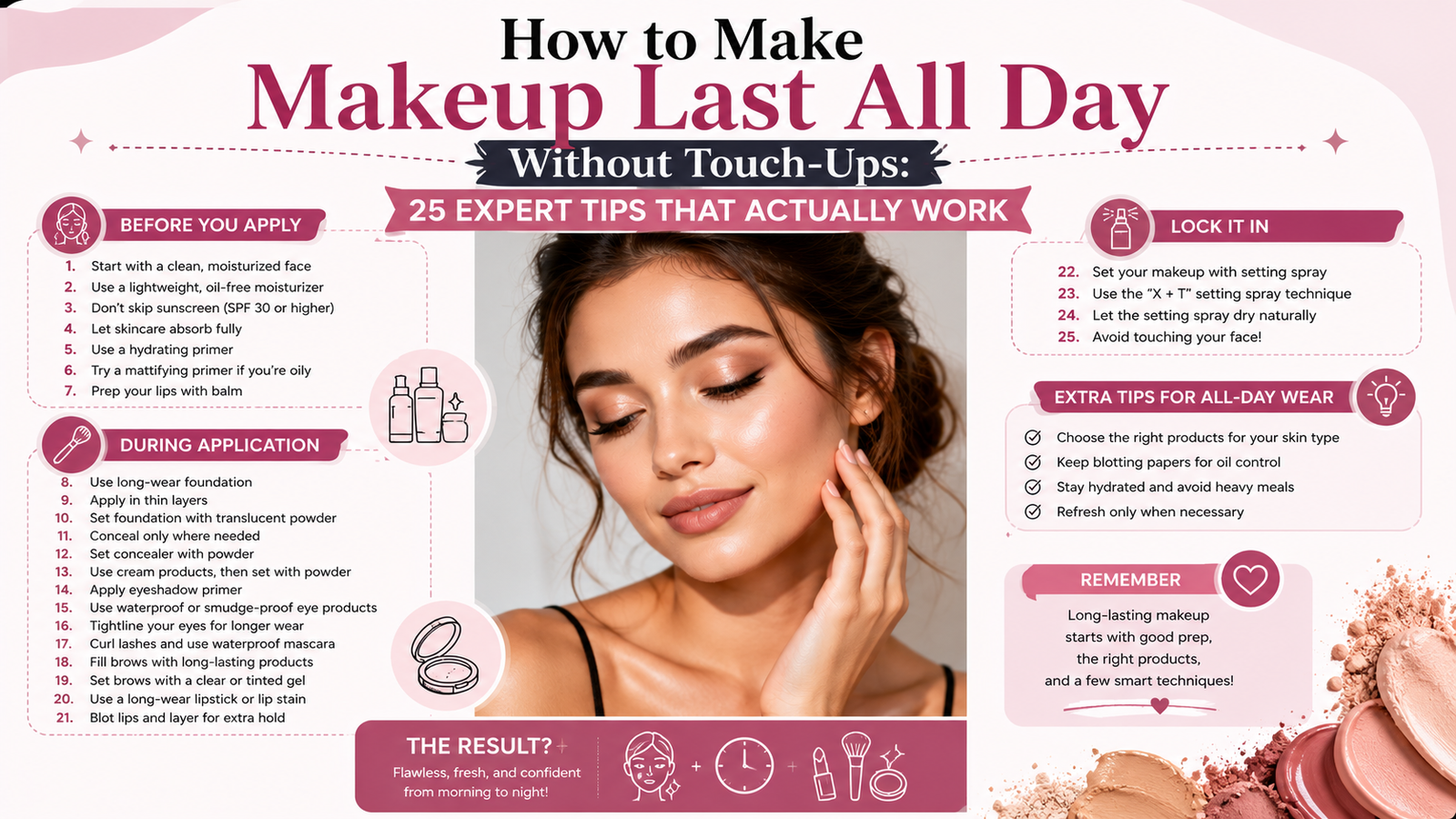 How to Make Makeup Last All Day Without Touch-Ups: 25 Expert Tips That Actually Work