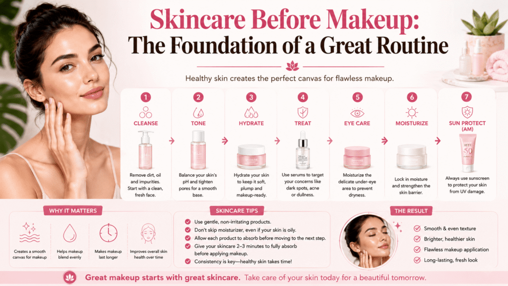Skincare Before Makeup: The Foundation of a Great Routine