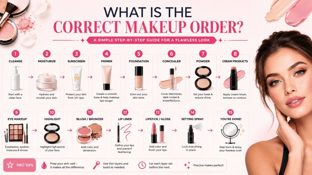 What Is the Correct Makeup Order?