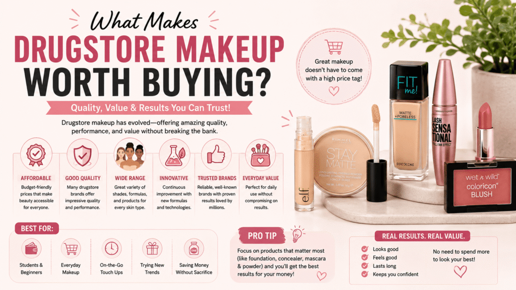 1. What Makes Drugstore Makeup Worth Buying?
