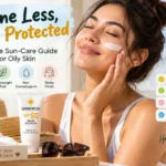 Woman applying sunscreen for oily skin daily sun protection routine