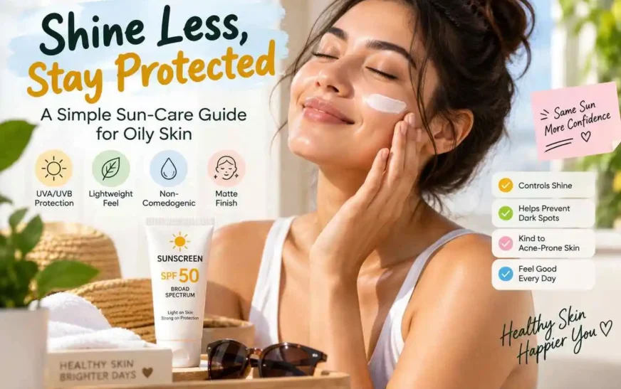 Oily Skin Sun Protection: Daily SPF Routine, Reapplication, and Shine Control